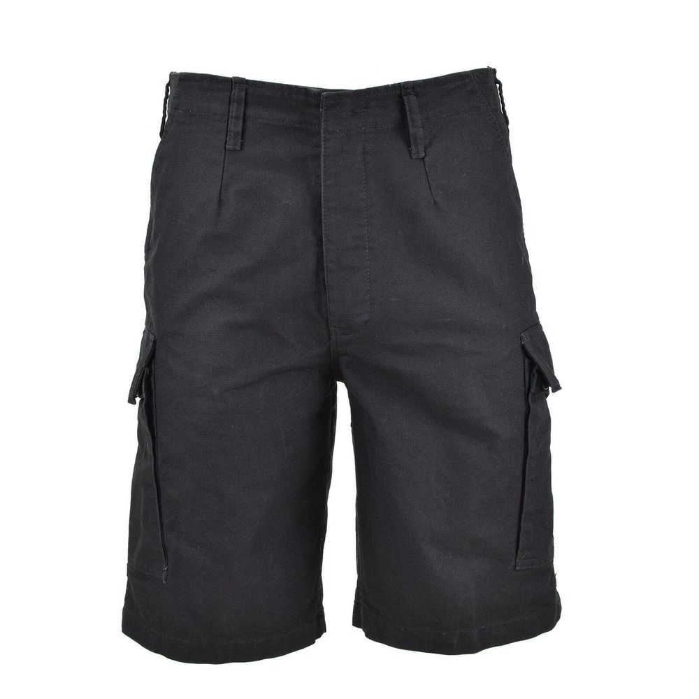 New Mens XXL Army style black prewashed Moleskin Bermuda military shorts